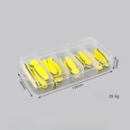 18pcs EVA Foam Bodies for Dry Flies - Milk, Orange, Yellow, Black, Brown, Green