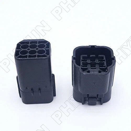 5 x Automotive 6 Pin Amp Sealed Wire Connector Plug for SUV