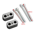 20 mm Black Handlebar Risers for Tiger 800 & XC, XCa, XCx, XR, XRt, XRx (2010–2020)