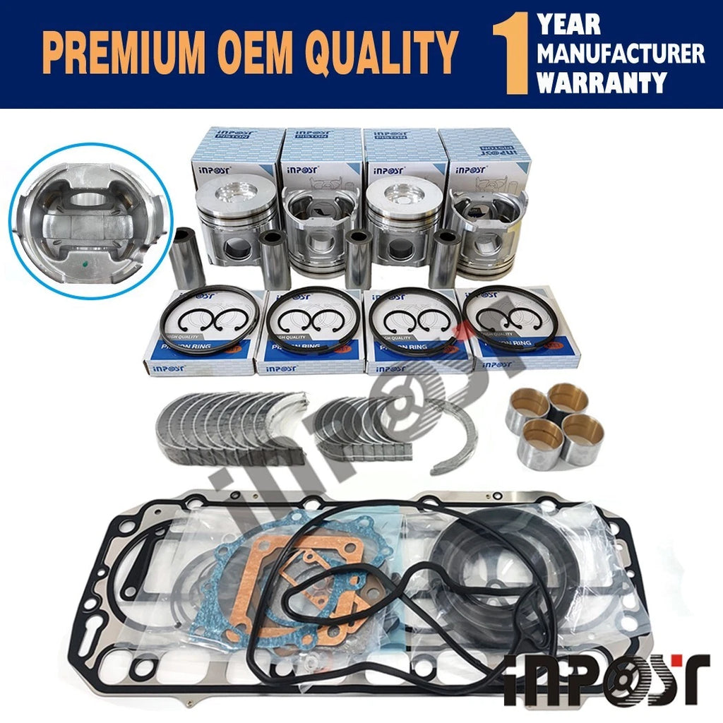 Engine Rebuild Kit for Yanmar 4TNV106, 4TNV106T-XTB (TL150, MTL25)