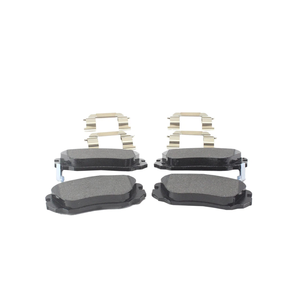 Set of 4 Hella Low-Metallic Front Disc Brake Pads for Buick Chevy Saab GMC