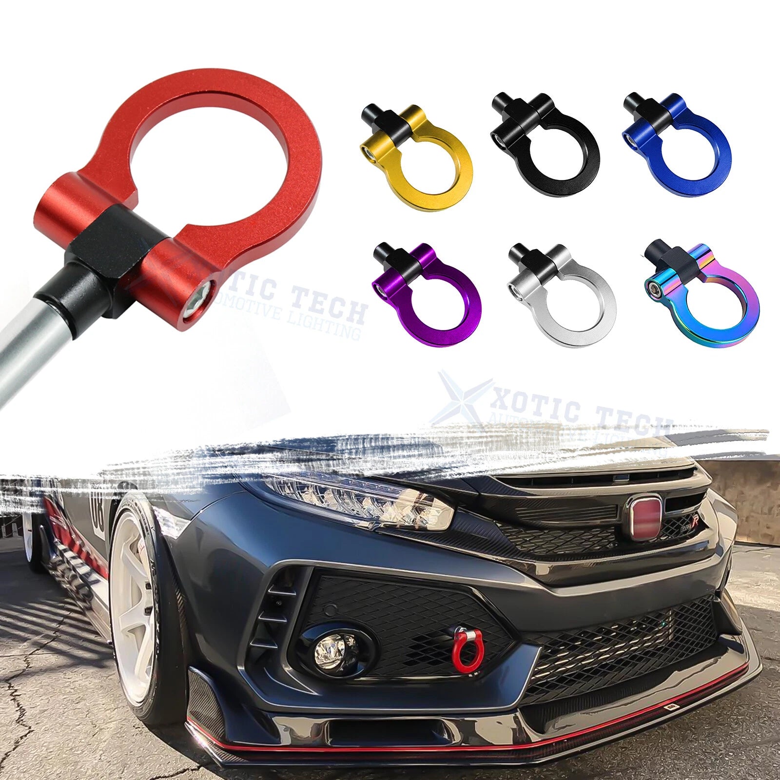 Front Bumper Tow Hook for Honda Fit/Insight/CR-Z (2011–2014)