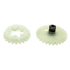 Chainsaw turbine for forestry grade worm gear driven equipment