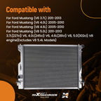3 Row Radiator for Ford Mustang 2005-2013 (V6 3.7L/4.0L)