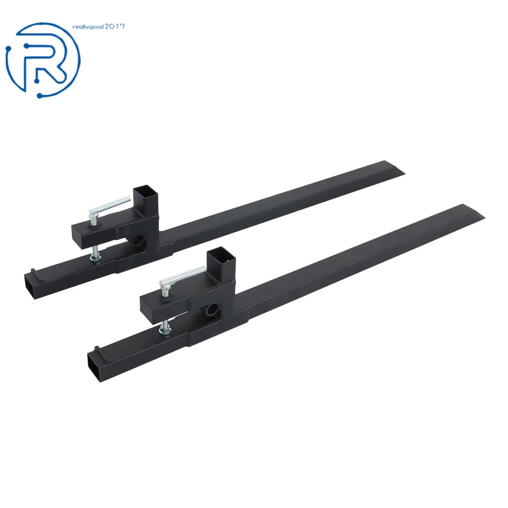 60" Clamp-On Pallet Forks for Skid Steer Loader (2000 lbs)