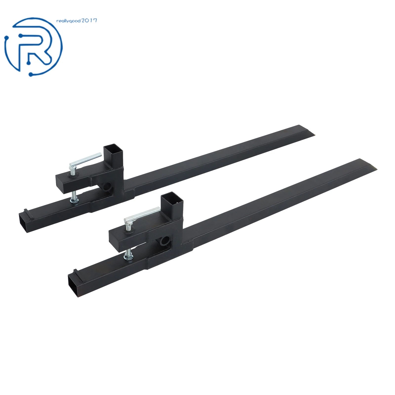 60" Clamp-On Pallet Forks for Skid Steer Loader (2000 lbs)