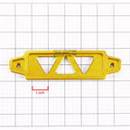 Gold Aluminum Battery Tie Down Mount Bracket Kit for Auto Car (170MM/145MM)