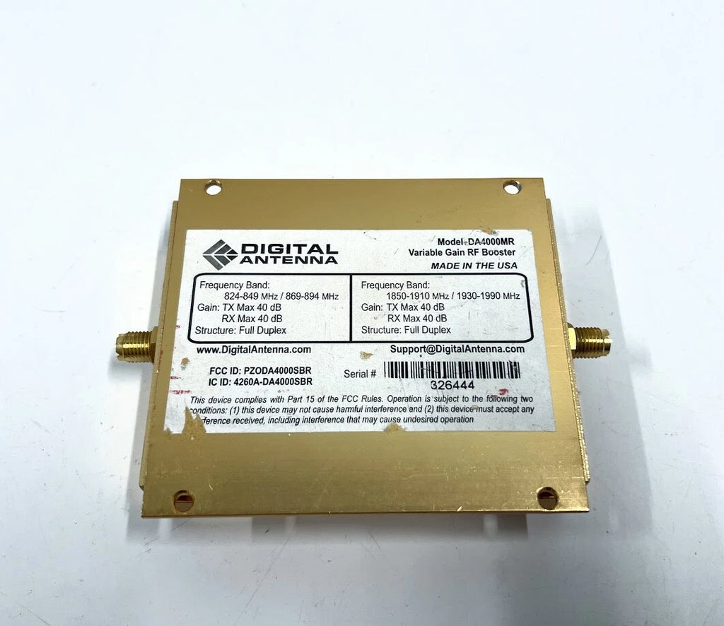 Digital Antenna DA4000MR Variable Gain RF Booster for