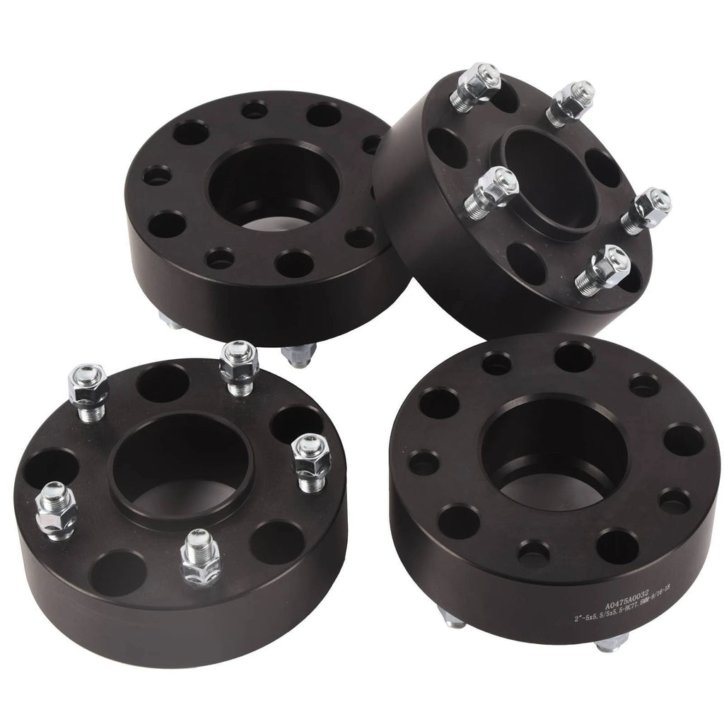 Set of 4 Wheel Spacers for Dodge Ram 1500 (Fits 5x5.5, 2")