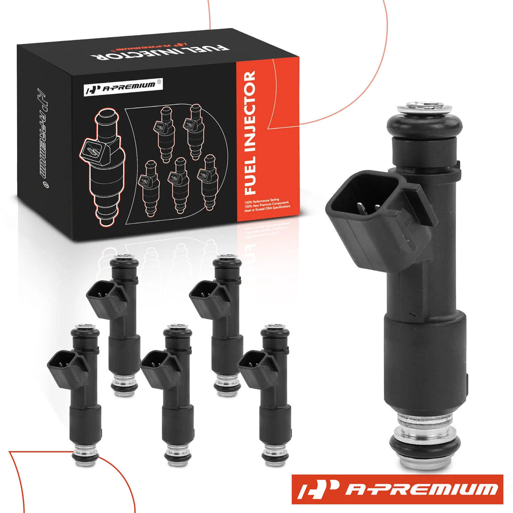 6x Fuel Injectors for GMC Envoy, Chevy Trailblazer, Saab 9-7x (2008â2009)