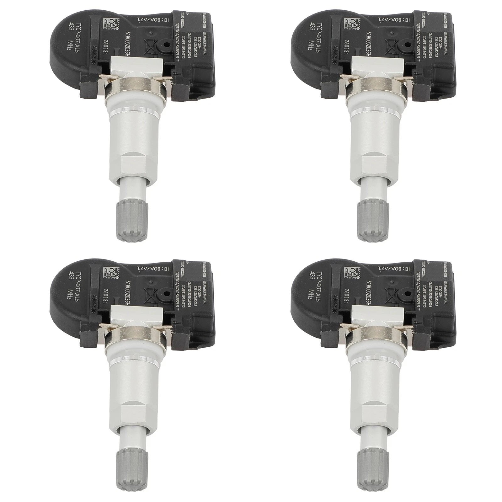 Set of 4 TPMS Tire Pressure Sensors for Infiniti Nissan Altima (2014–2020) 407003JA0A