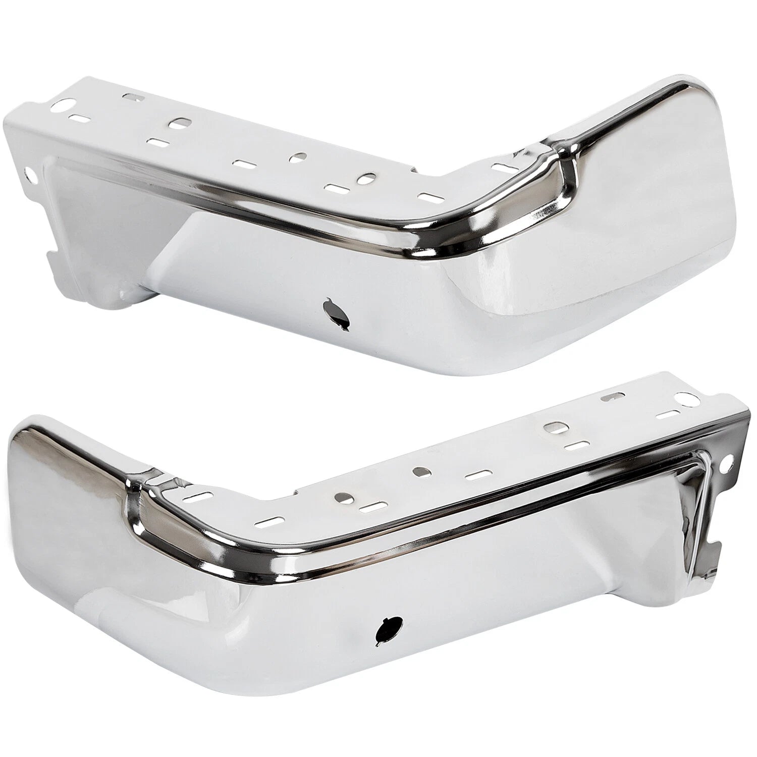 Set of 2 Chrome Rear Bumper End Caps for Ford F-150 (2009–2014)
