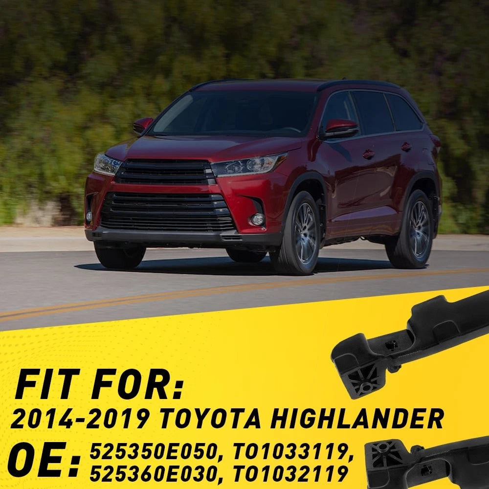 Bumper Retainer Set of 2 for Toyota Highlander (2014–2019)