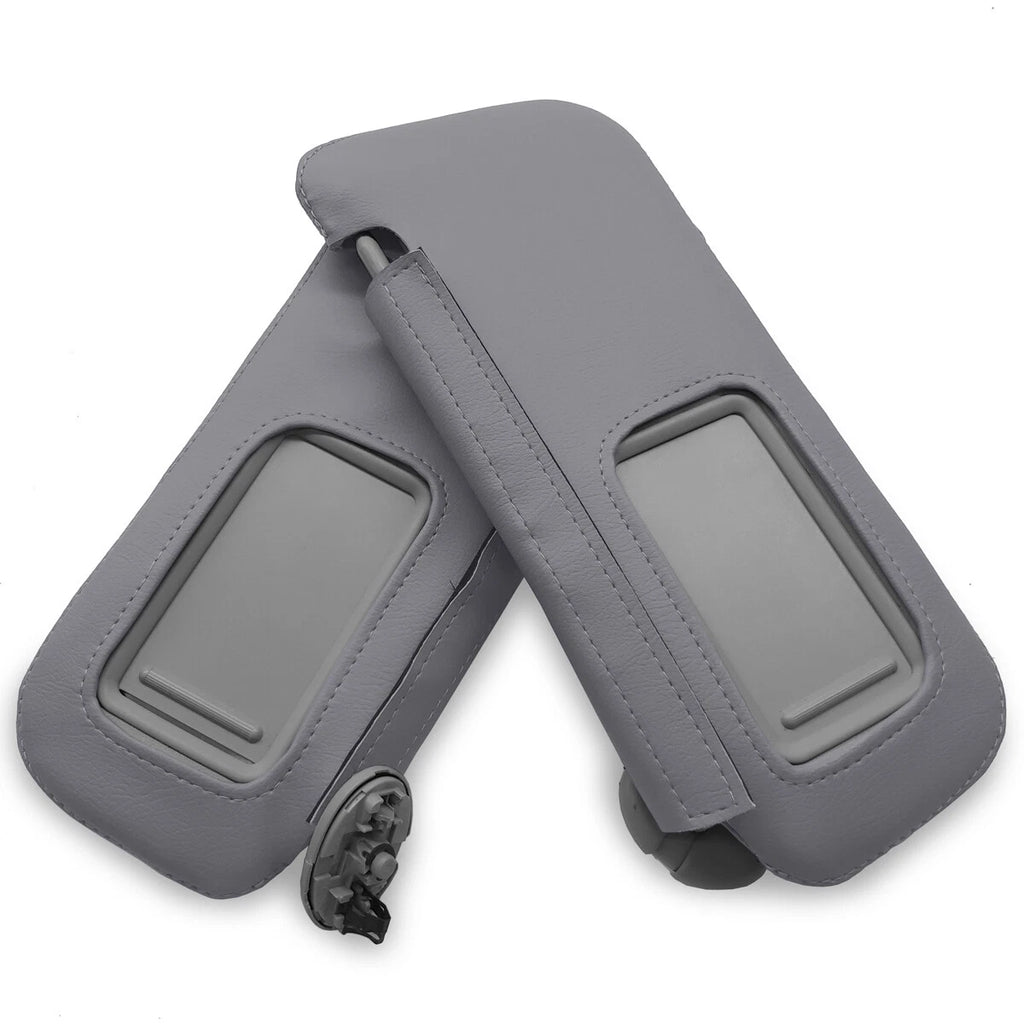 Sunvisors Cover Skin for Toyota Corolla (2009–2013) Gray PVC Leather