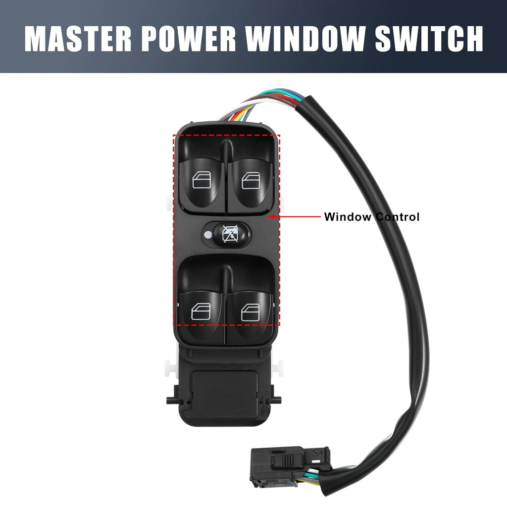 Master Power Window Switch A4638202210 for Mercedes-Benz G500 (2002–2008)