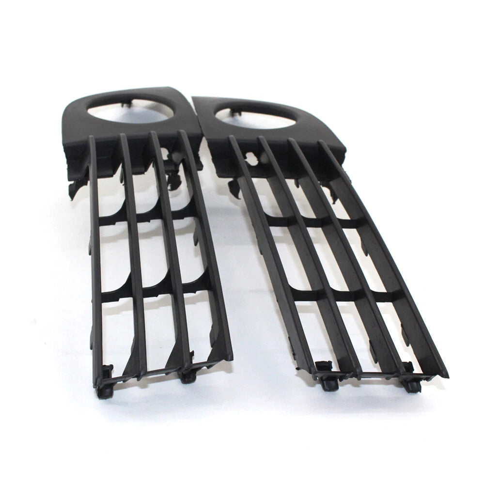 2X Front Lower Bumper Fog Light Grille Cover for Audi A6 C5 (2002–2005)