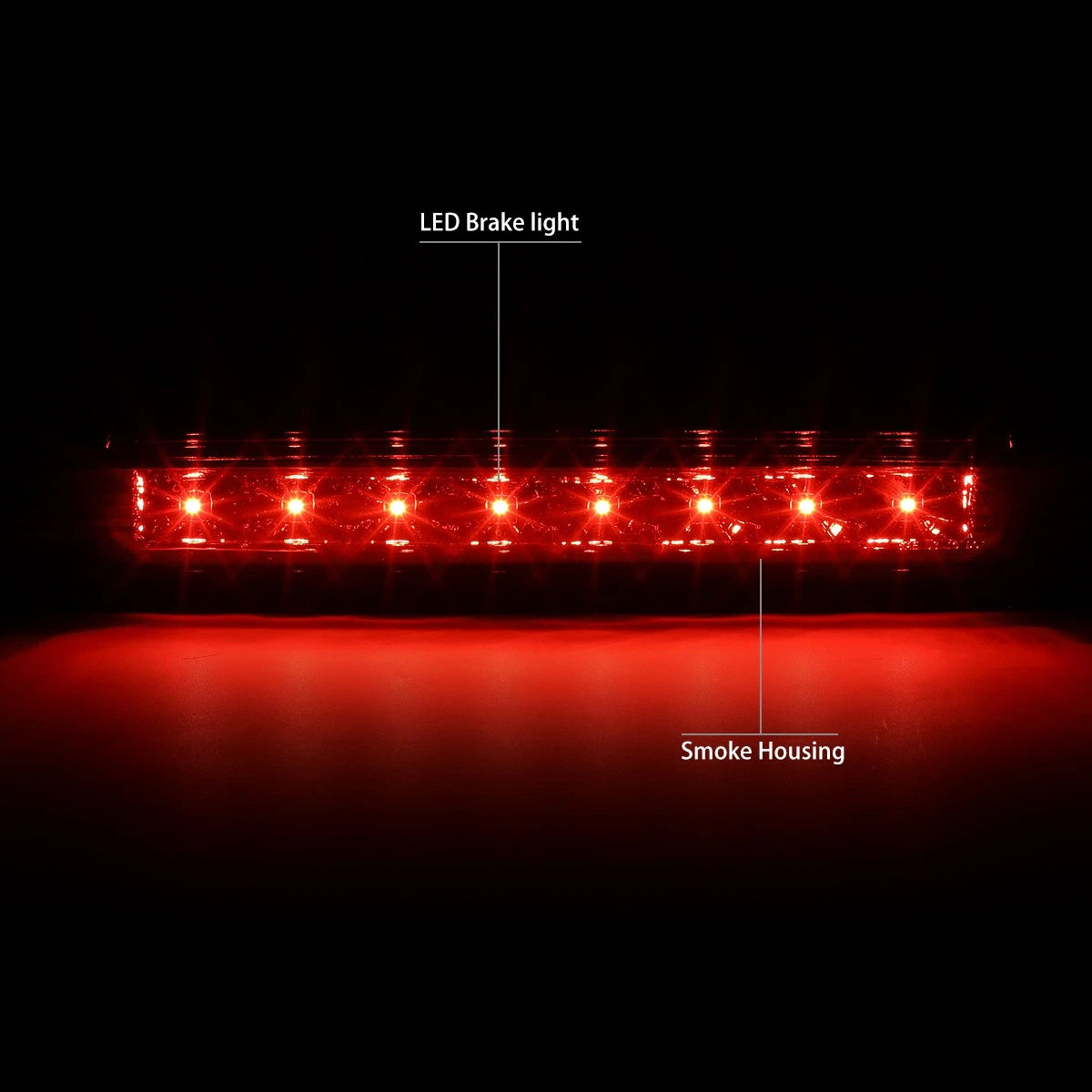 LED Third Brake Light for Chevy Equinox (2010–2017) - Smoked Lens