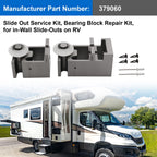 Slide Out Service Kit 379060 with Roller Shoe for RV (In-Wall Slide-Outs)