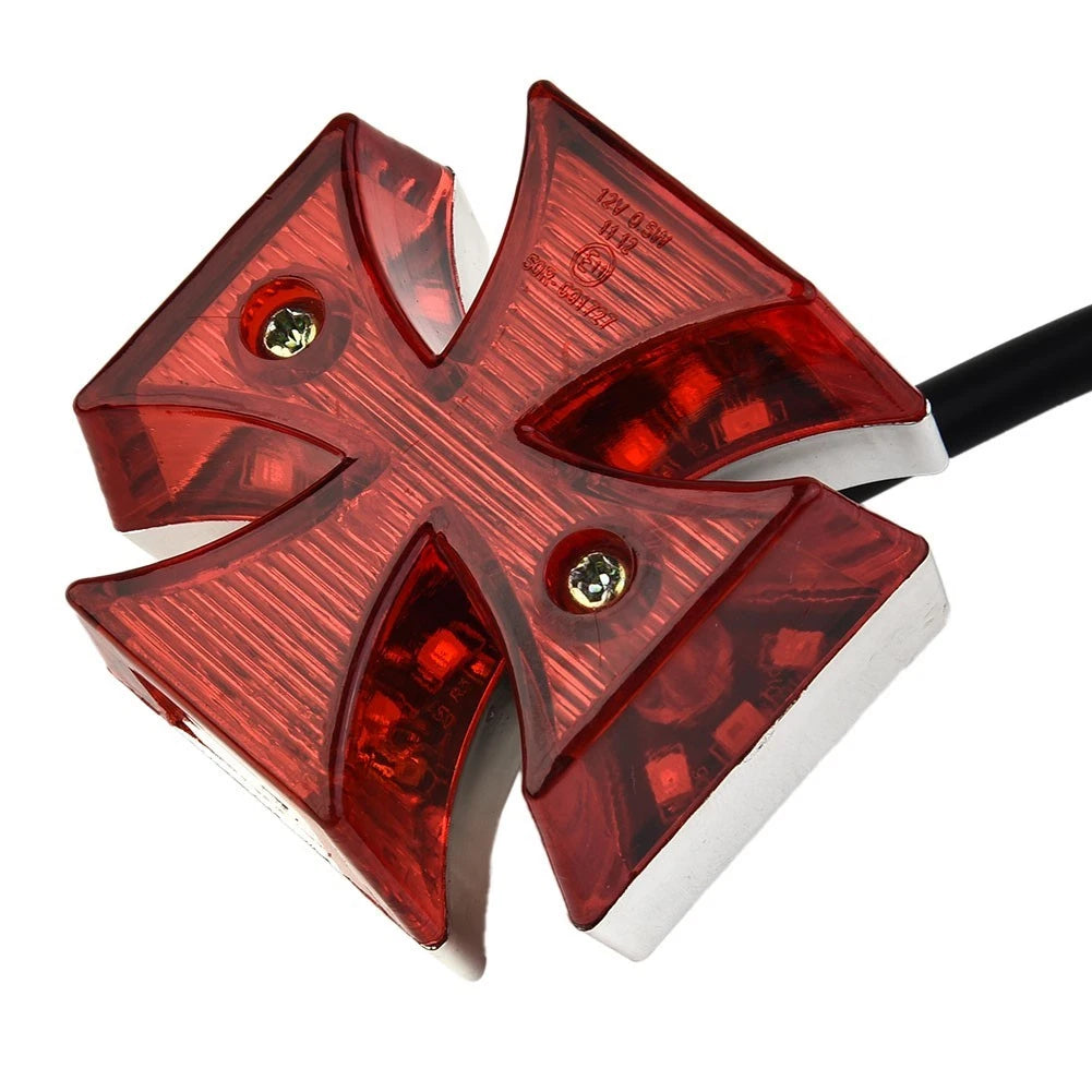 LED Rear License Plate Tail Light for Motorcycle Choppers Dirt Bike