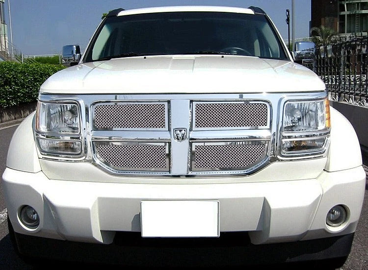 Stainless Chrome Mesh Grille Insert for Dodge Nitro (2007-2011)