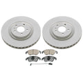 Front Brake Kit 345mm Rotors & Akebono Ceramic Pads for Audi S4 S5 (2010–2016)