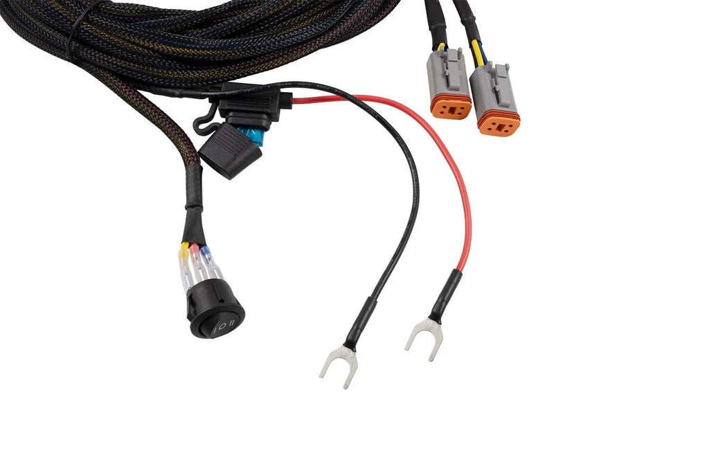 Light Duty Dual Output 4-Pin Wiring Harness for Diode Dynamics (–)