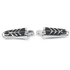 Motorcycle Footrests Pegs for Honda VTX 1800 (2002-2008) - 1 Pair