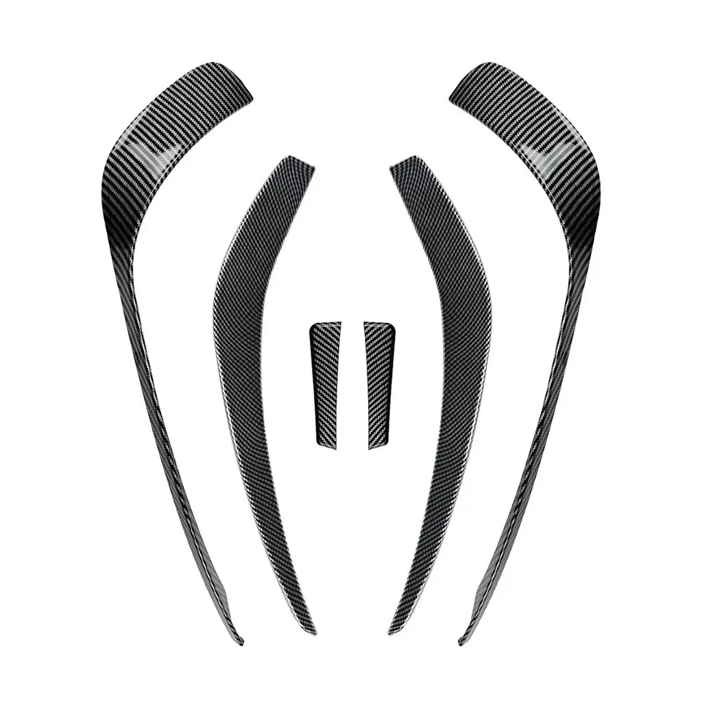 Carbon Look Side Fin Canards Splitters for Mercedes-Benz A-Class AMG(2013–2015)