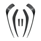 Carbon Look Side Fin Canards Splitters for Mercedes-Benz A-Class AMG(2013–2015)