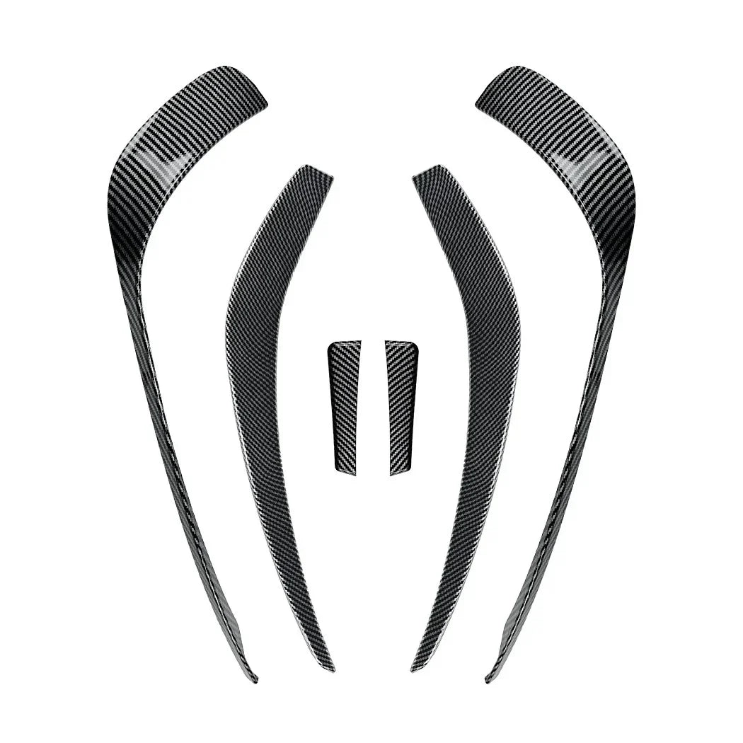 Carbon Look Side Fin Canards Splitters for Mercedes-Benz A-Class AMG(2013–2015)