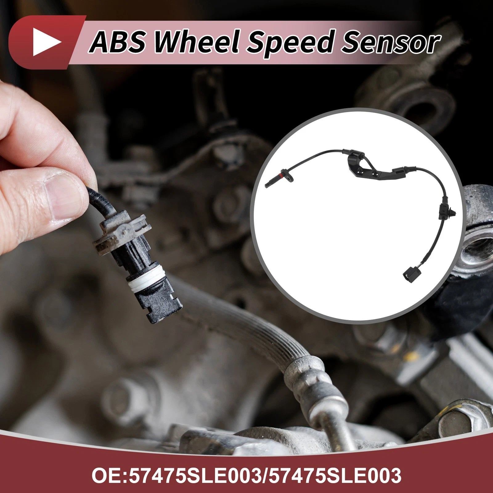 ABS Wheel Speed Sensor No. 57475SLE003 for Honda Odyssey (2005–2010)