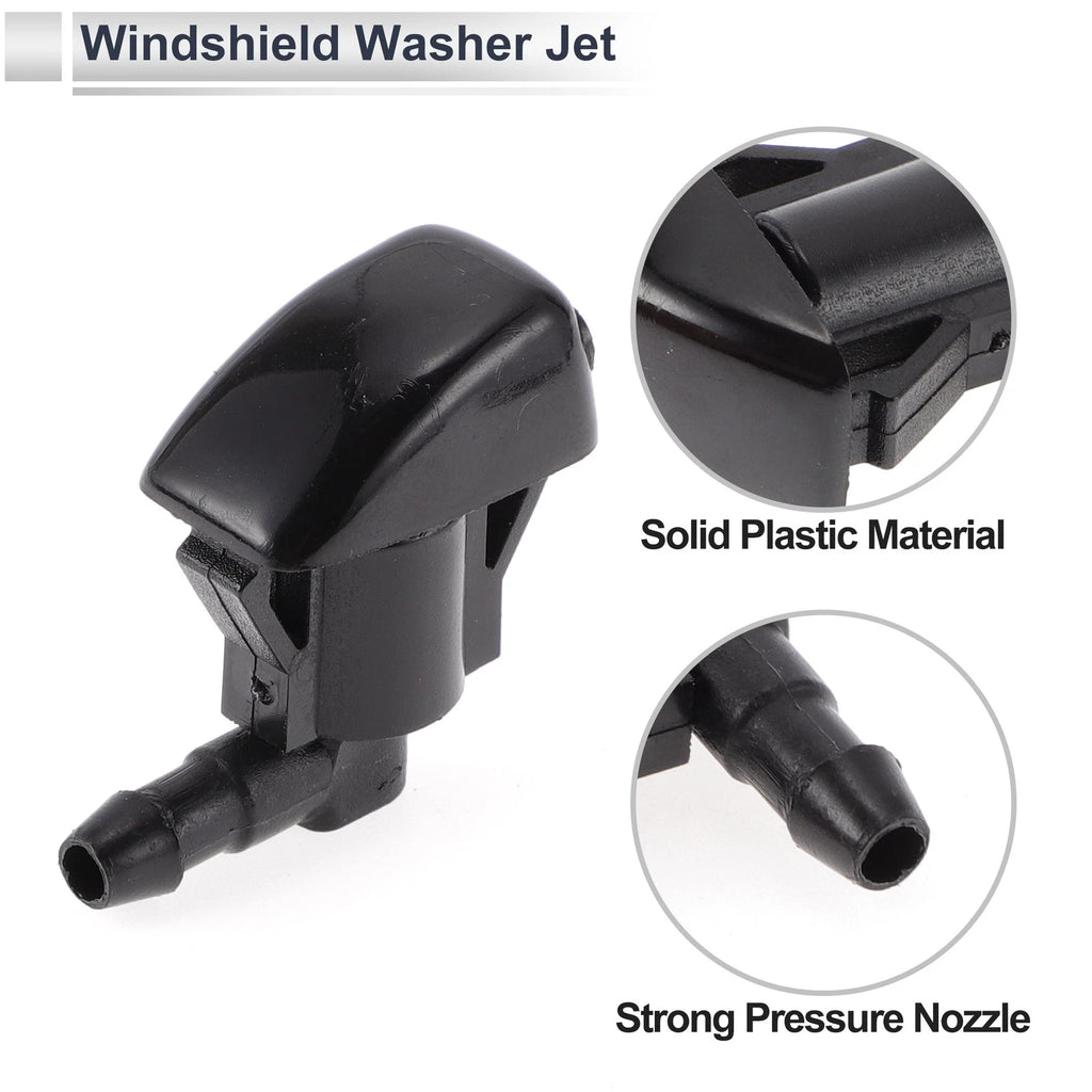 Washer Nozzle Set of 3 w/ Hose Connector for Toyota  No. 8538144010