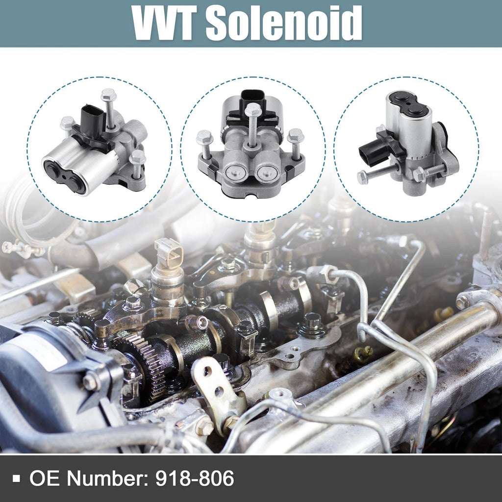 Set of 2 Engine Oil Control Valve Timing VVT Solenoids for Chevrolet  918-806, 12633613