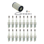 Wix Engine Oil Filter & NGK 16 Platinum Spark Plugs for W251 R500 W463 G500 (2002–2018)