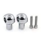 1" Chrome Handlebar Riser for Honda Suzuki Yamaha Kawasaki (Fit)