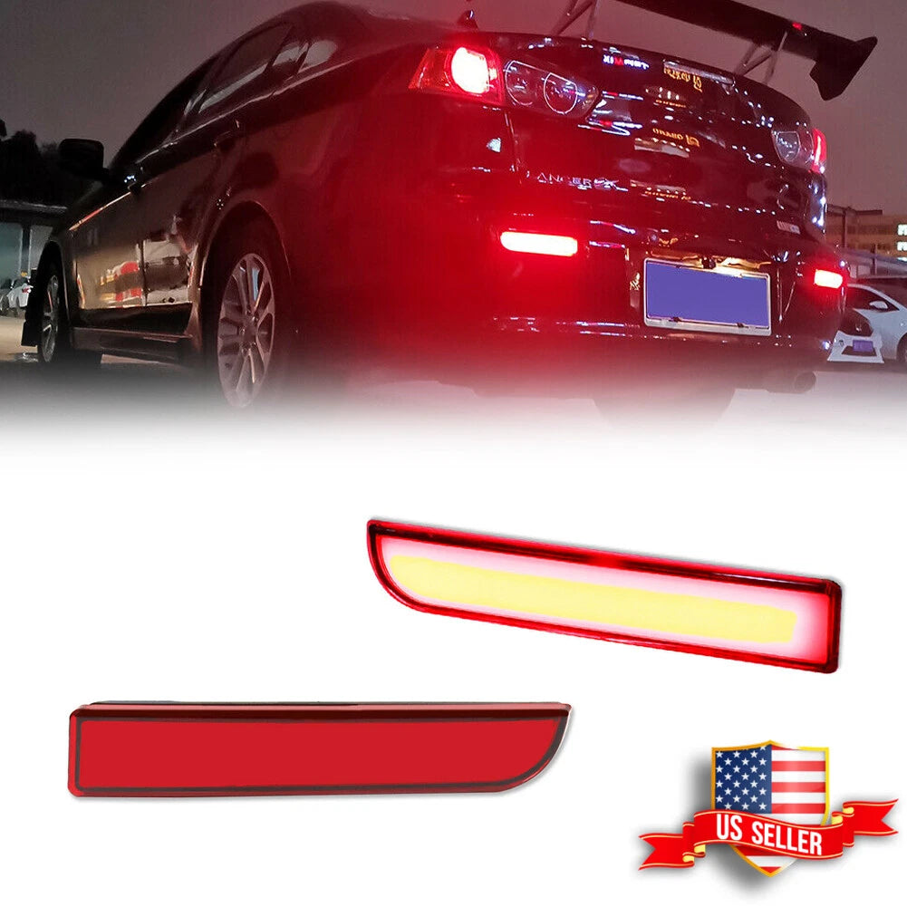 LED Rear Bumper Reflector Kit for Mitsubishi Lancer Evo 
