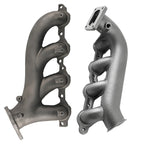 Pair Turbo Exhaust Manifold for GMC Sierra, Chevy Silverado (2000-2006)