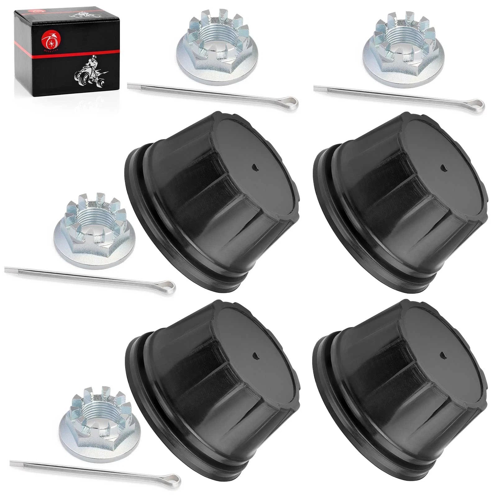 Set of 4 Wheel Center Caps for Honda FourTrax 200/300 (1990–2000)