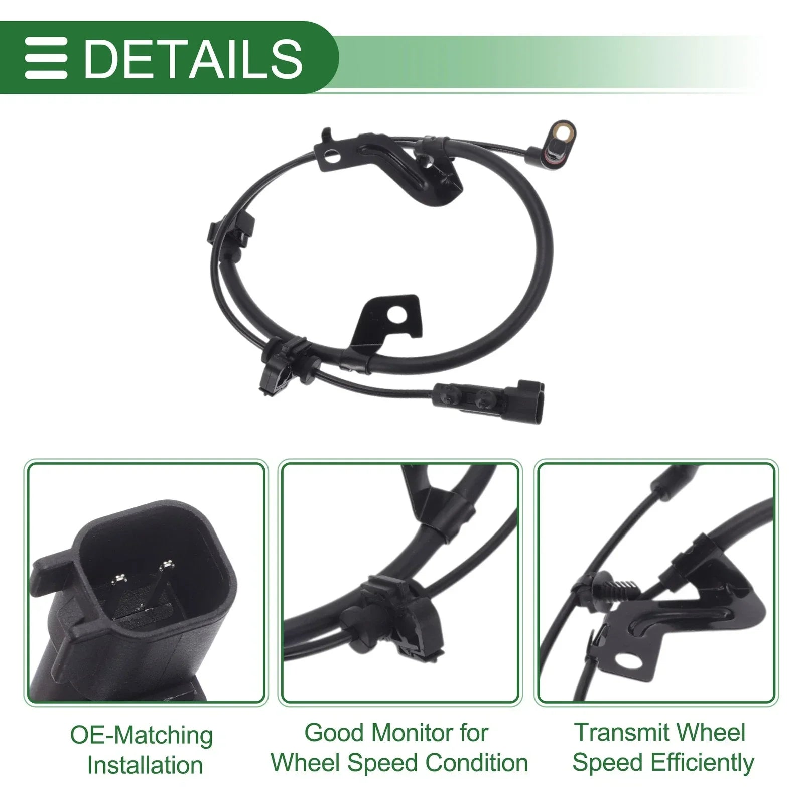 ABS Wheel Speed Sensor for Dodge Journey (2011-2020) - 1 x Left Rear Sensor