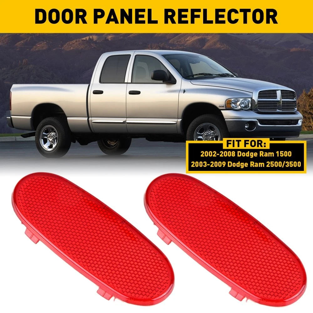 2X Door Panel Reflector Light for Dodge Ram 1500 (2002–2008)