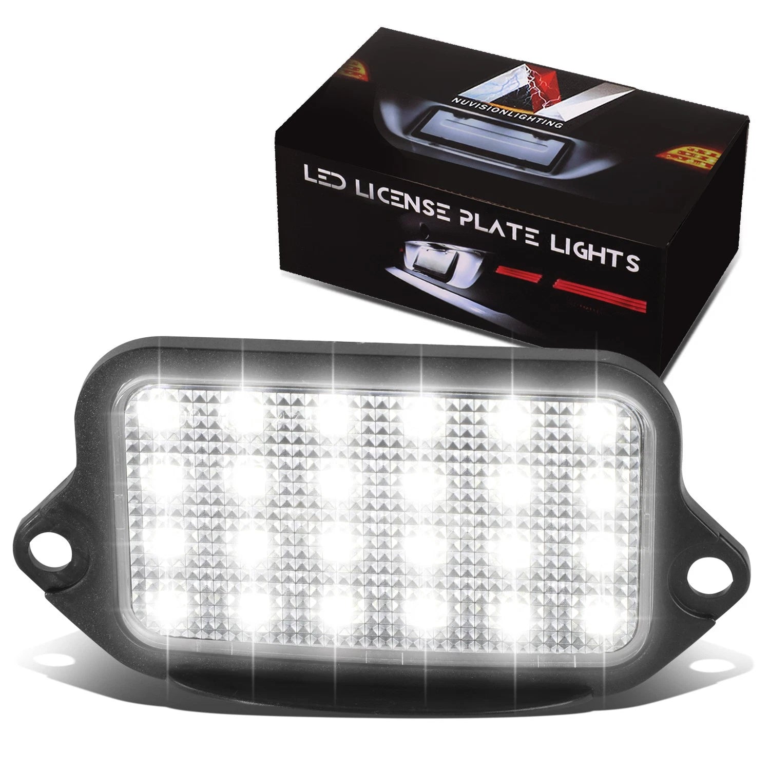 LED License Plate Light for Ford Mustang (2005–2009) - Clear Lens