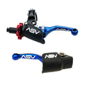 ASV F4 Shorty Front Brake Clutch Levers Pair for KFX450R (2008–2013)