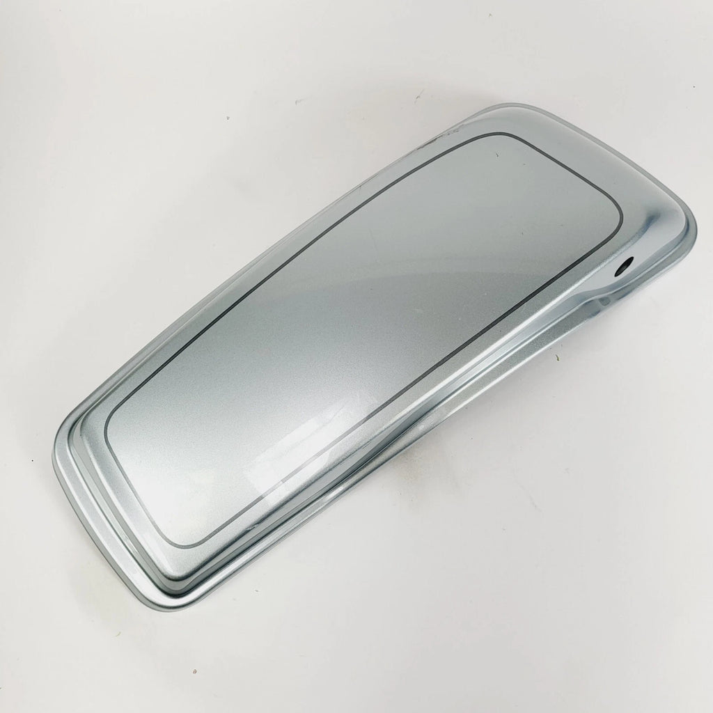 Left Saddlebag Lid for Harley Davidson Touring (2014–2023) Gloss Silver Pearl OEM 90200413