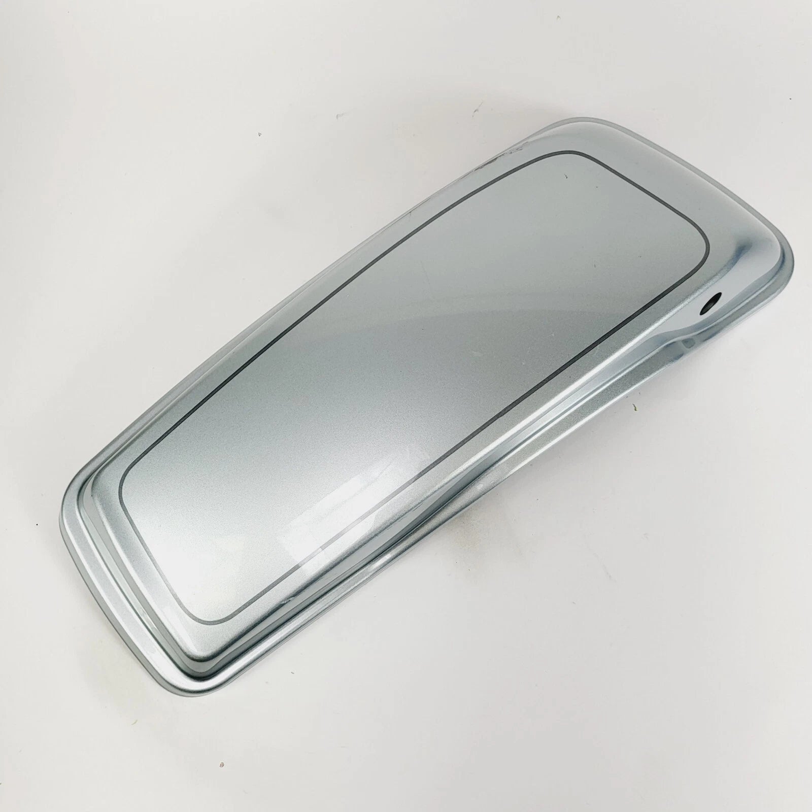 Left Saddlebag Lid for Harley Davidson Touring (2014–2023) Gloss Silver Pearl OEM 90200413