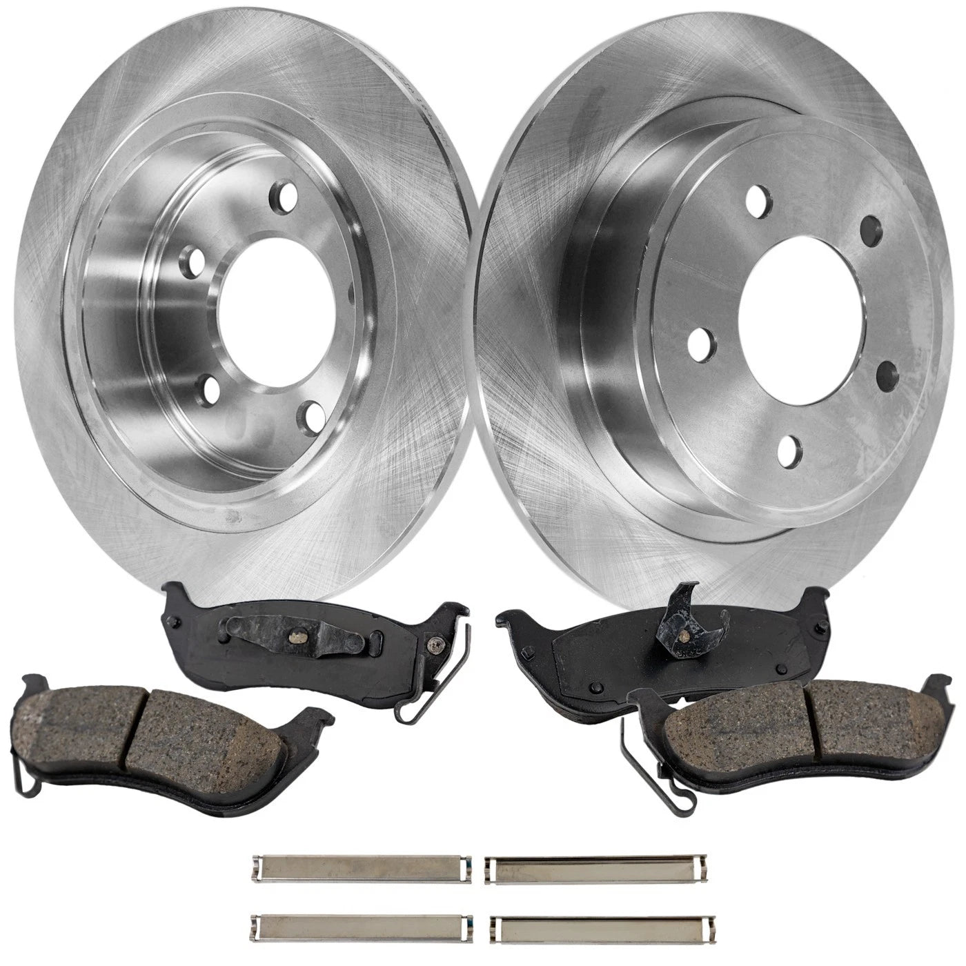 Rear Brake Disc Rotors and Pads Kit for Chrysler Pacifica (2004–2008)