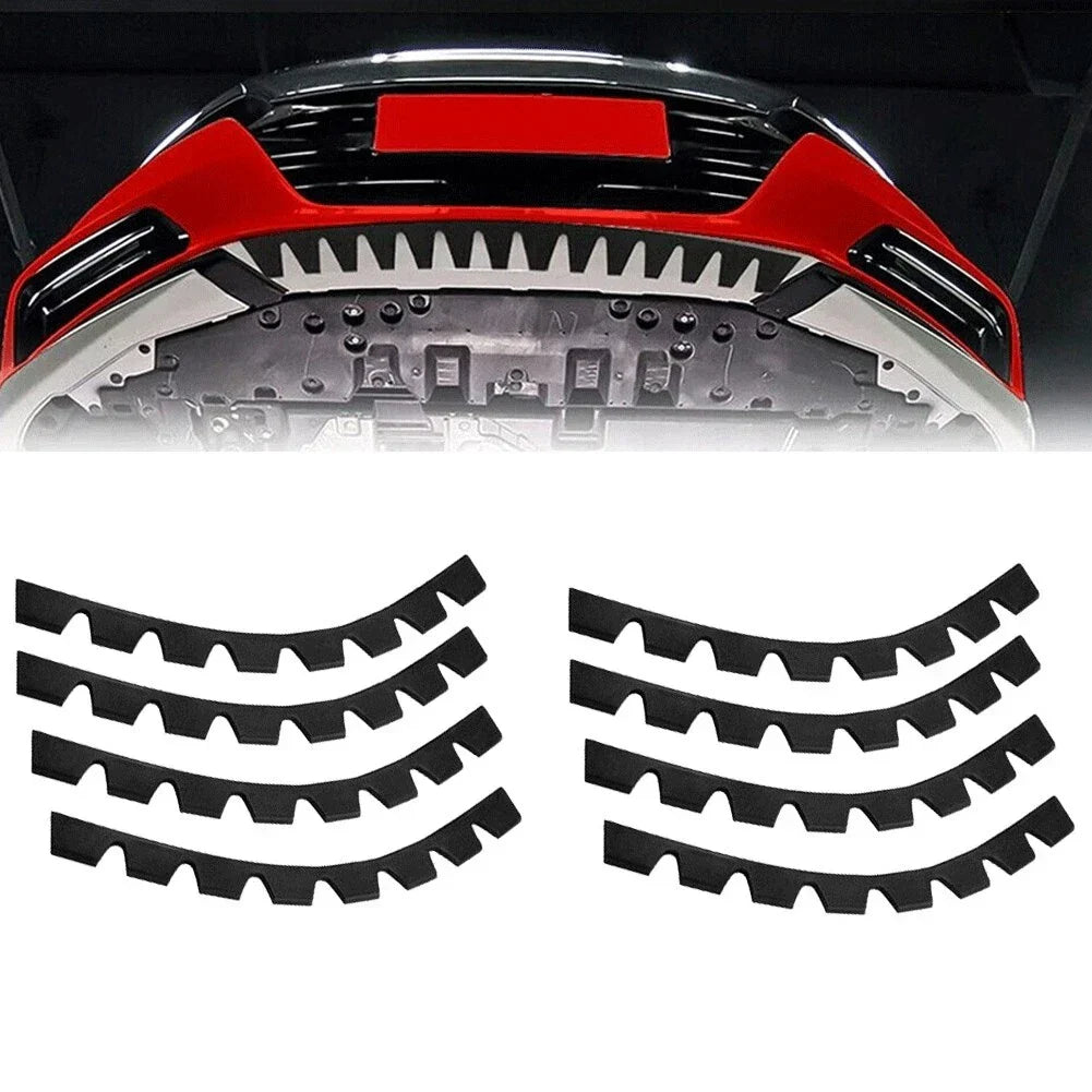 8 x Car Bumper Guard Anti-Scratch Scrape Protector Plate