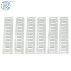 Set of 6 E Track Tie Down Rails for Vans ATV (Portable, Galvanized)