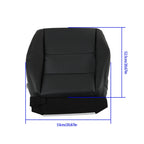 Leather Seat Cover for Acura RDX (2007-2012) Black Driver Bottom