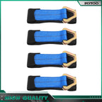 Set of 4 36" Axle Straps for Car Hauler Trailer
