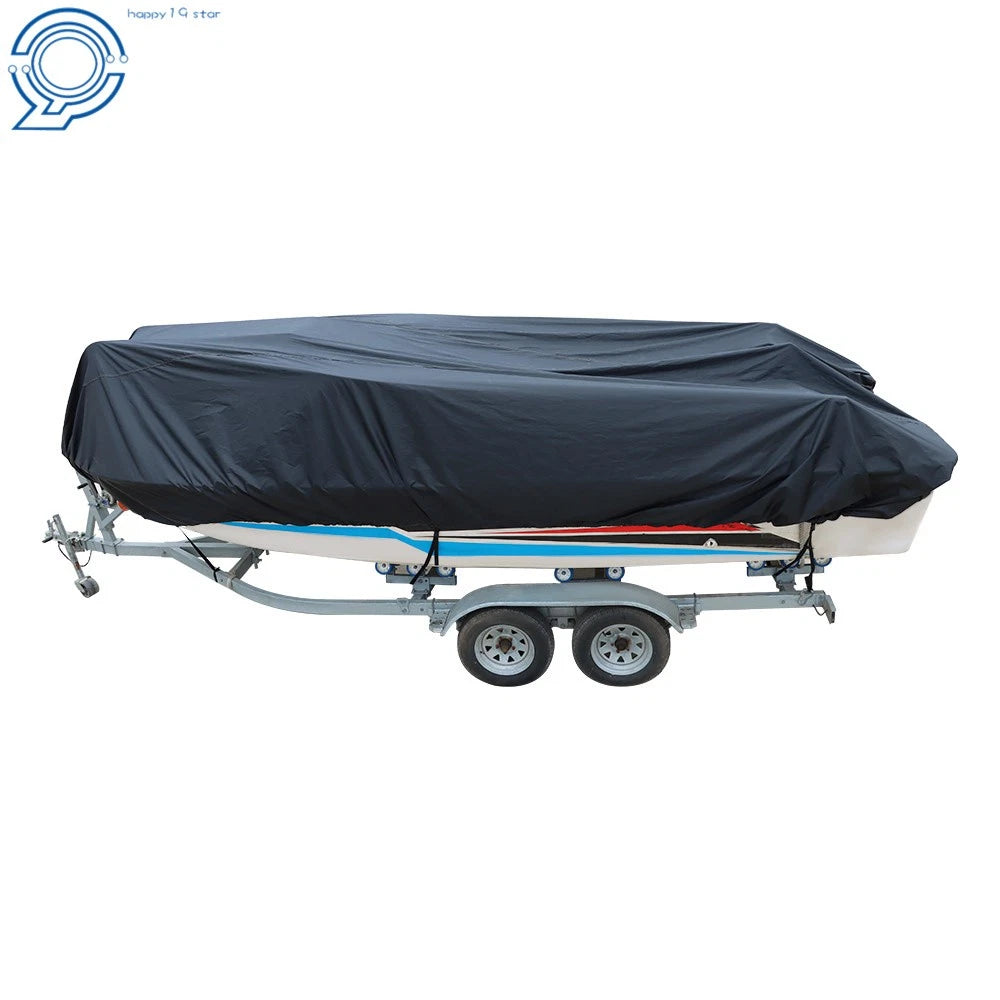 Boat Cover for V-Hull Runabouts 17-19FT (Marine Grade Waterproof)